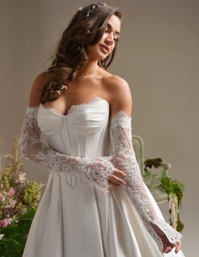 Mikado ballgown wedding dress
